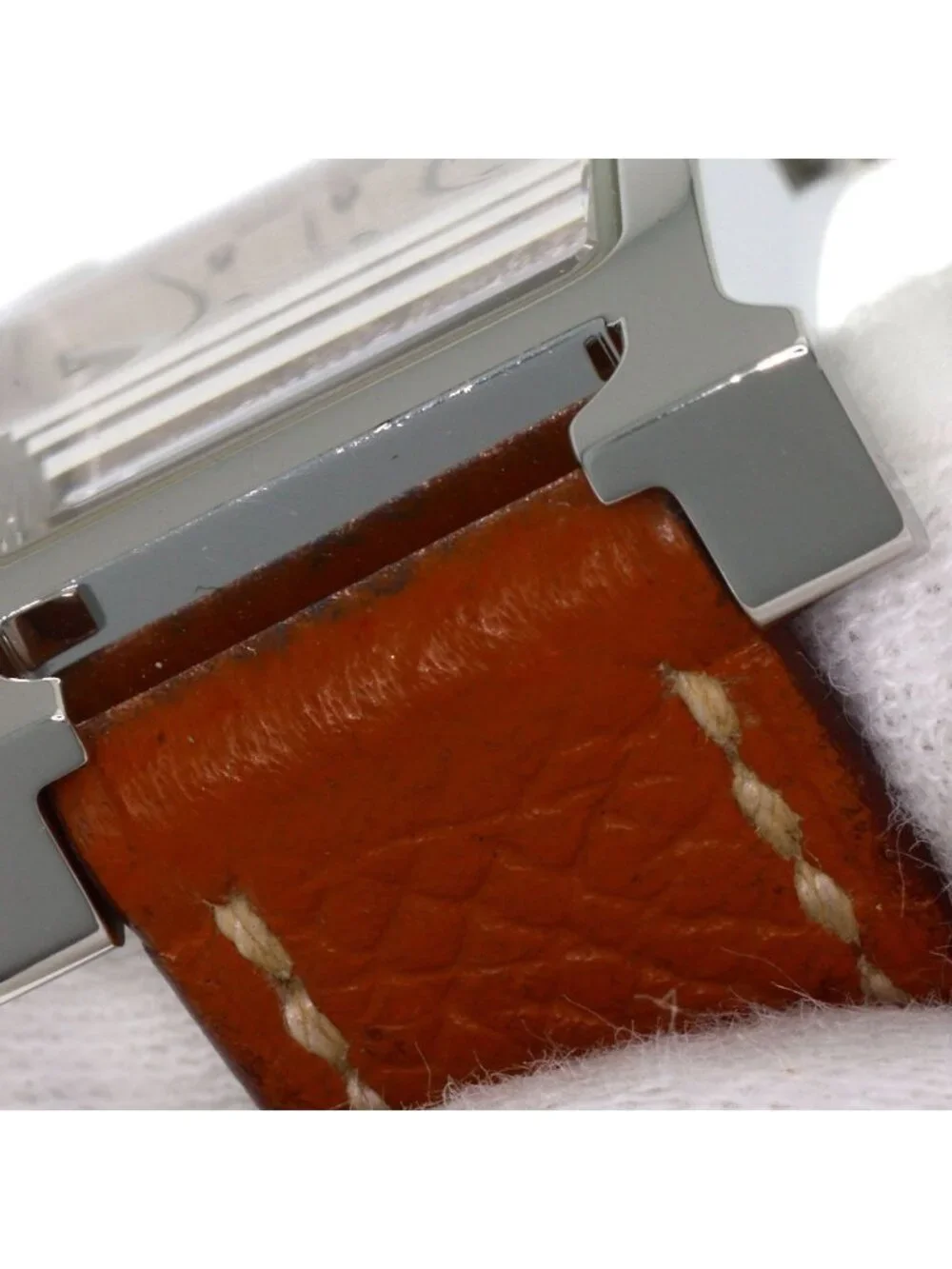 Hermes H Watch Mini SS Leather